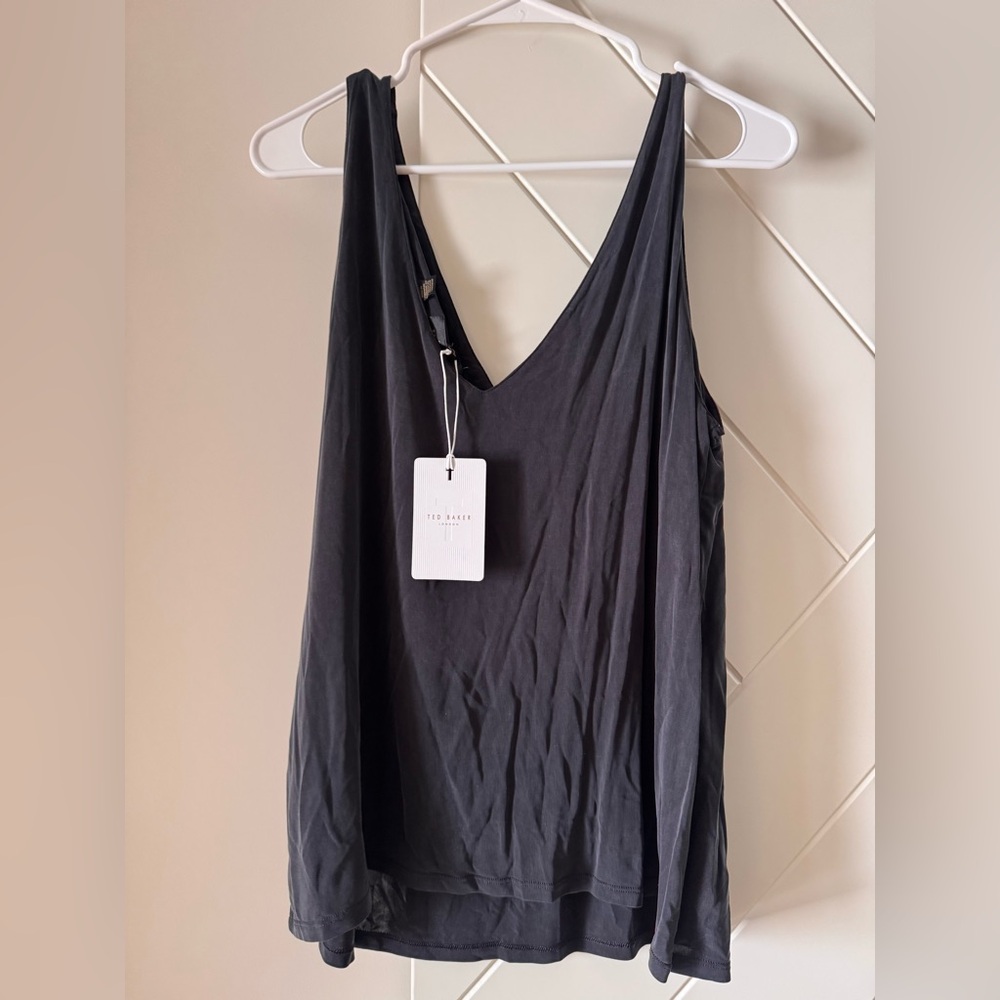 Ted Baker Women's Black V-Neck Top